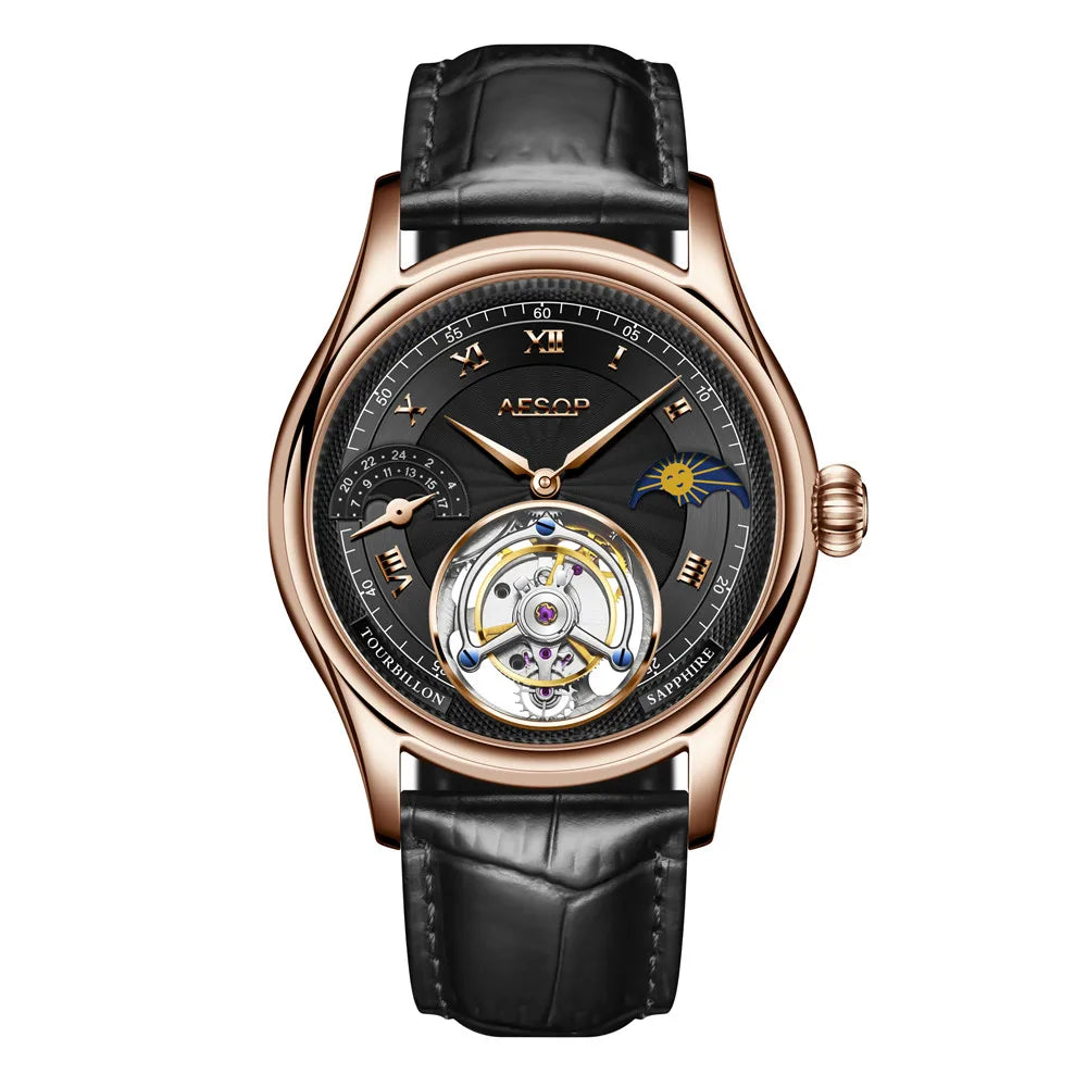 AESOP Men's Real Flying Tourbillon Mechanical