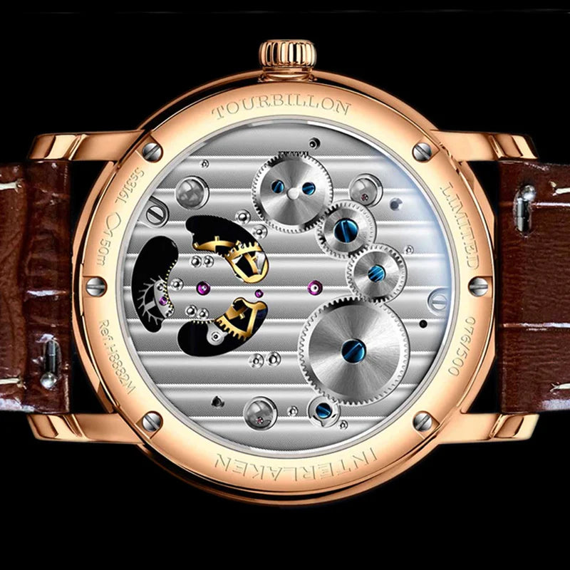 Luxury Roman Numerals Dial Watches Men's