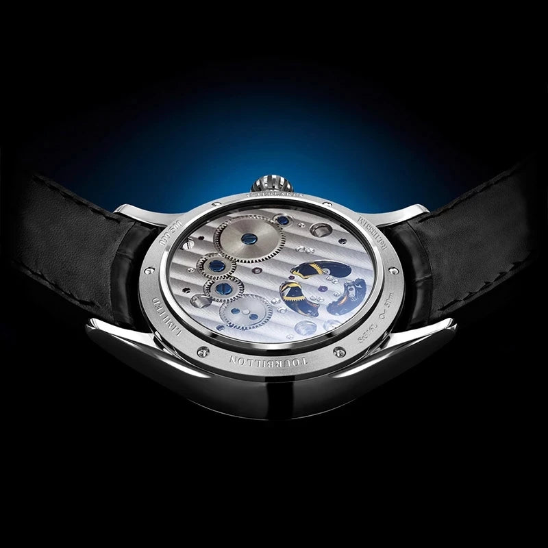 Men Watch Moonphase  Manual Winding Mechanical