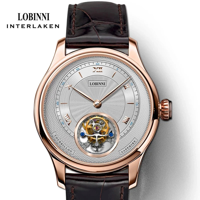 Luxury Roman Numerals Dial Watches Men's