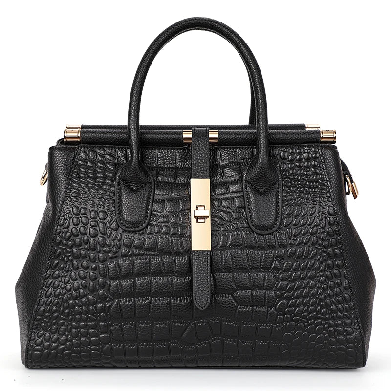 New Crocodile Pattern Women's Handbag Fashionable