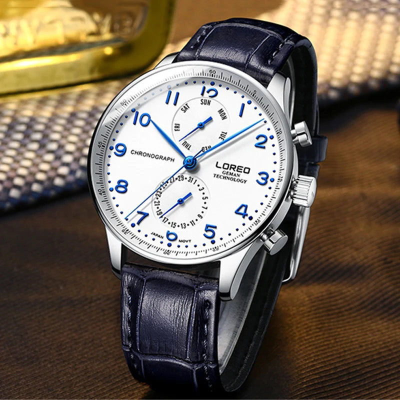 LOREO Top Brand Luxury Watch Men