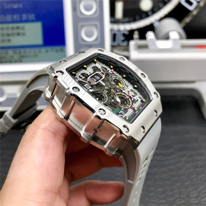 Tourbillon Stainless steel Men's automatic watch