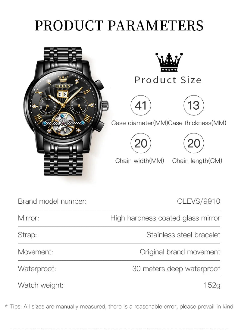 OLEVS Classic Men's Watches