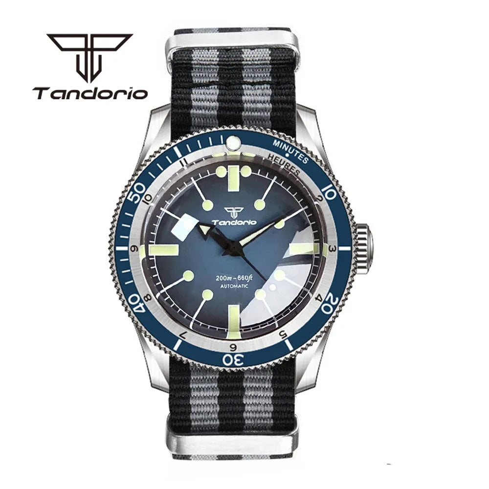 Automatic Watch for Men  Double Domed Sapphire Crystal