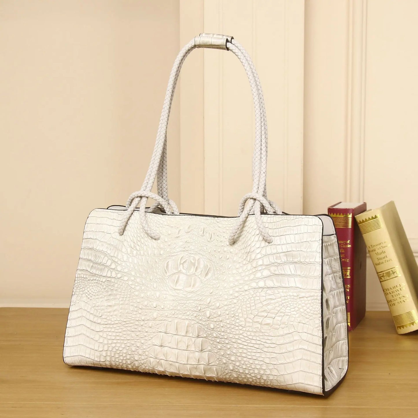 Women's Bag Red Crocodile