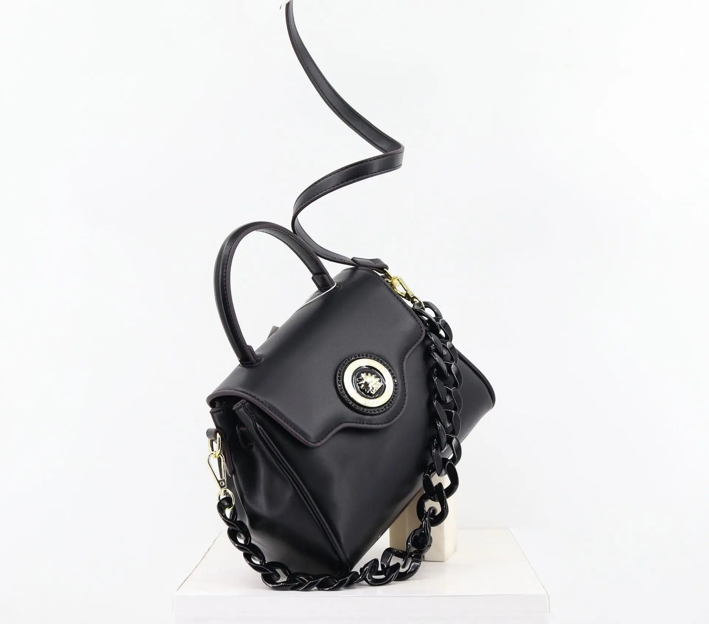 Minimalist Chic Leather Diaper Bag Women's Large Capacity