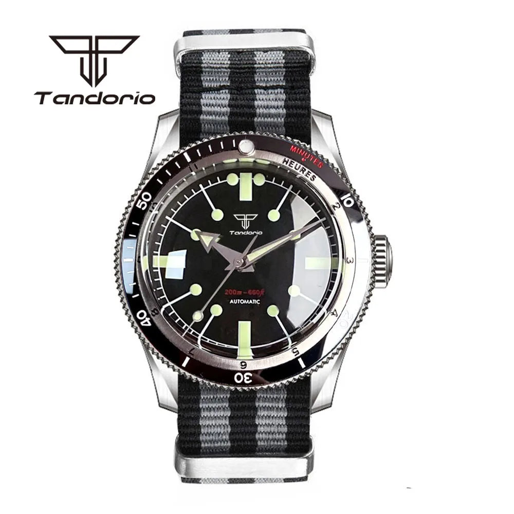 Automatic Watch for Men  Double Domed Sapphire Crystal