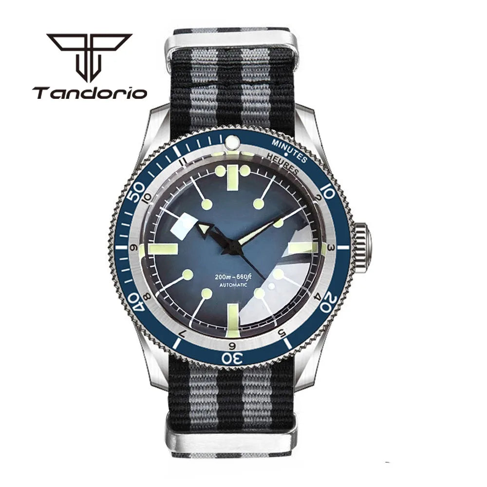 Automatic Watch for Men  Double Domed Sapphire Crystal