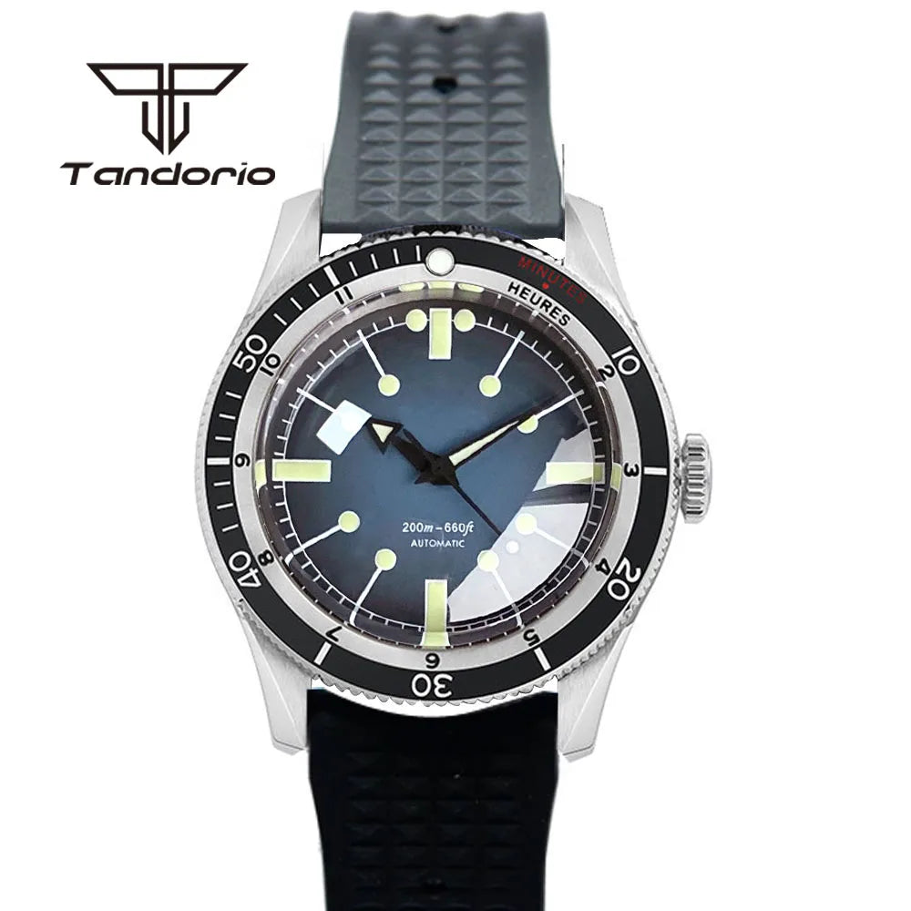 Automatic Watch for Men  Double Domed Sapphire Crystal