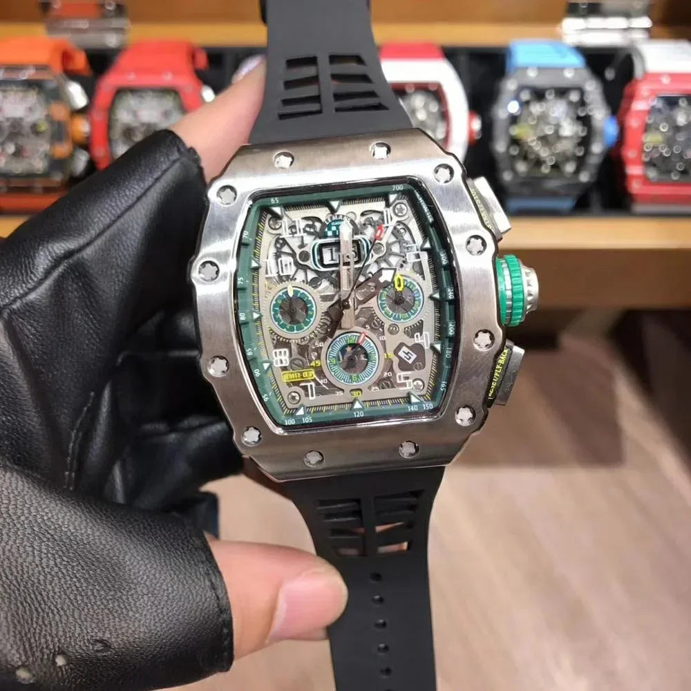 Tourbillon Stainless steel Men's automatic watch