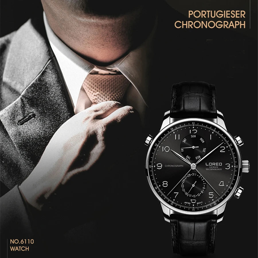 LOREO Top Brand Luxury Watch Men
