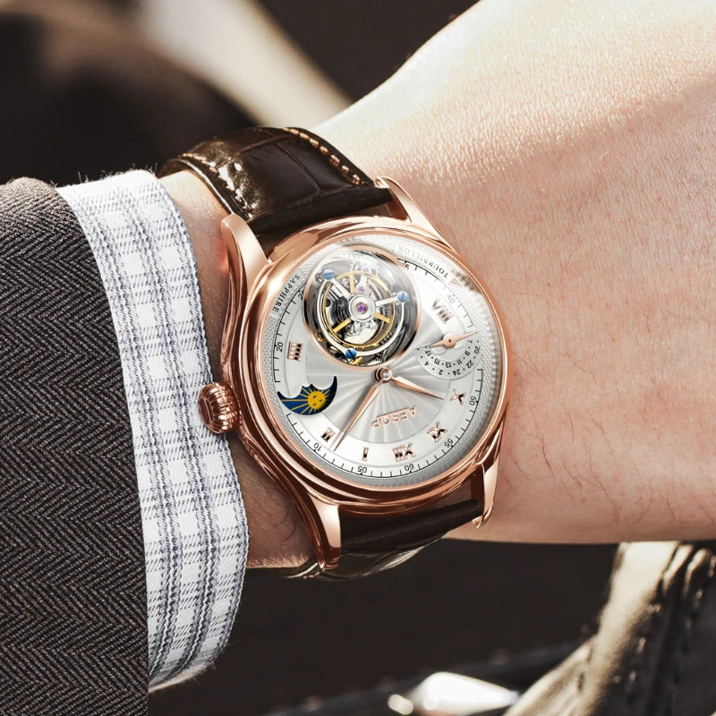 AESOP Men's Real Flying Tourbillon Mechanical