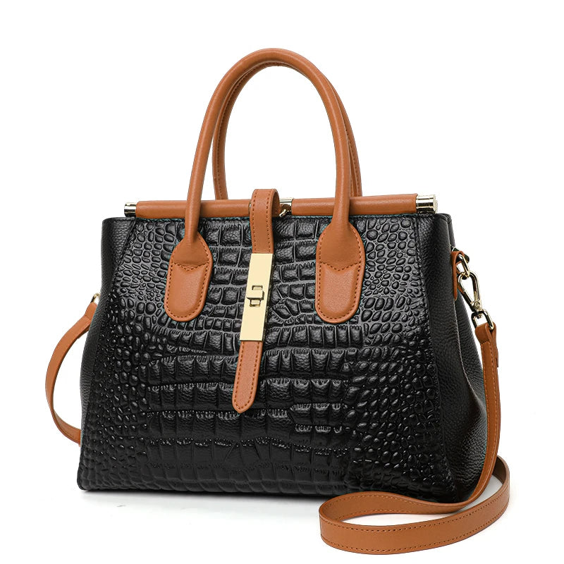 Aidrani New women's leather bag, large capacity