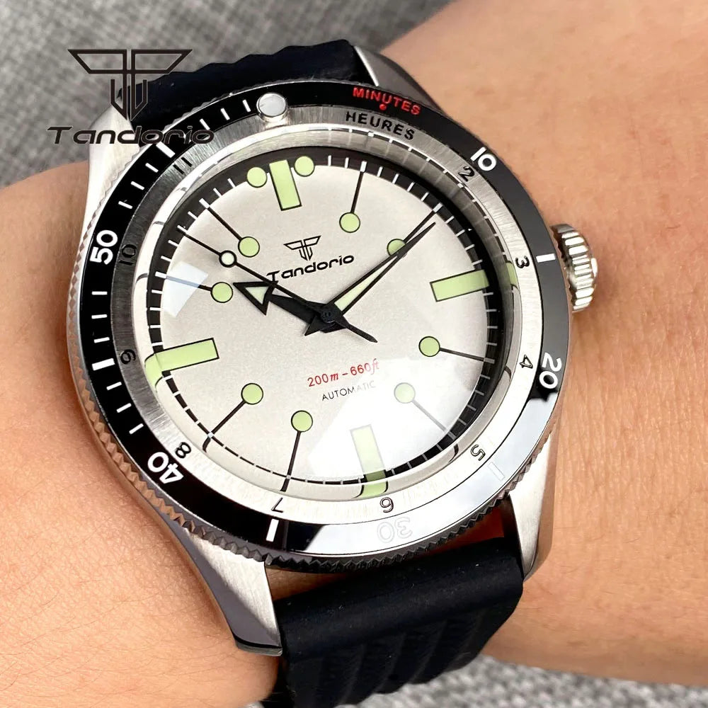Automatic Watch for Men  Double Domed Sapphire Crystal