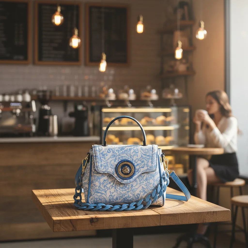 Minimalist Chic Leather Diaper Bag Women's Large Capacity