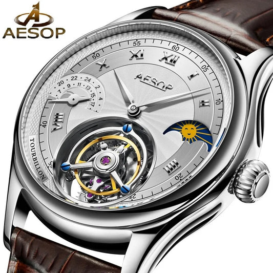 AESOP Men's Real Flying Tourbillon Mechanical