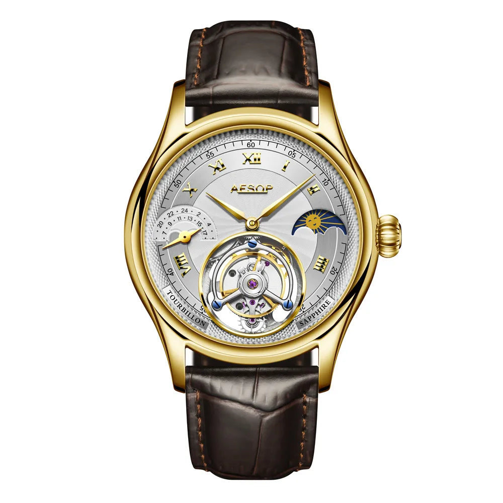 AESOP Men's Real Flying Tourbillon Mechanical