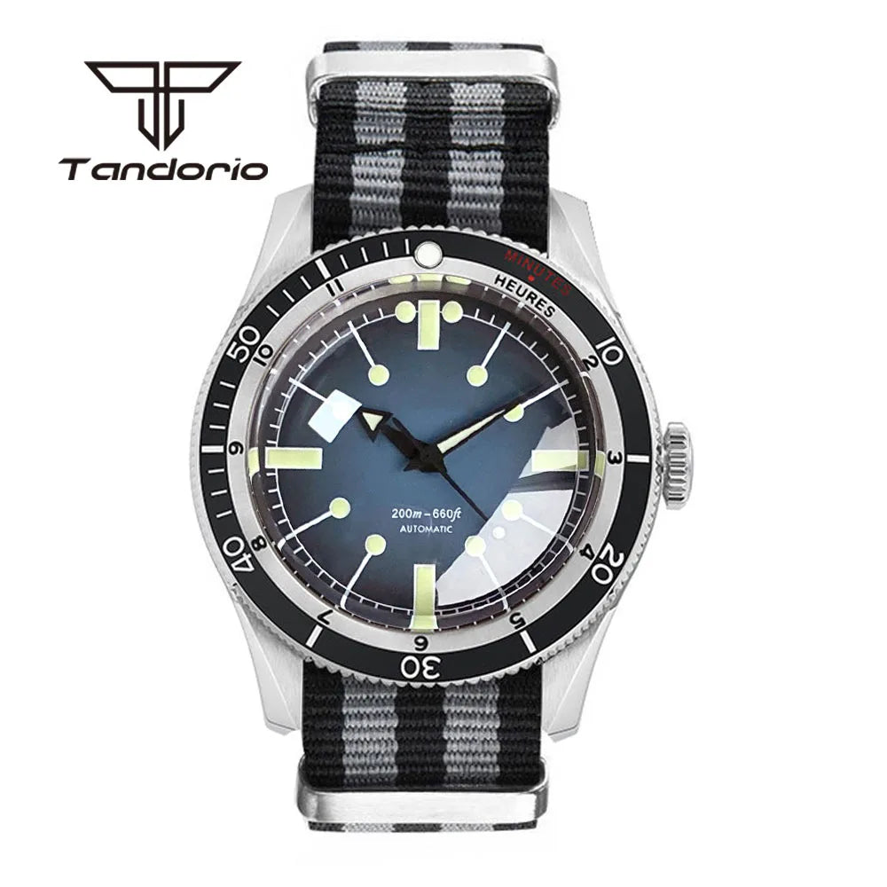 Automatic Watch for Men  Double Domed Sapphire Crystal