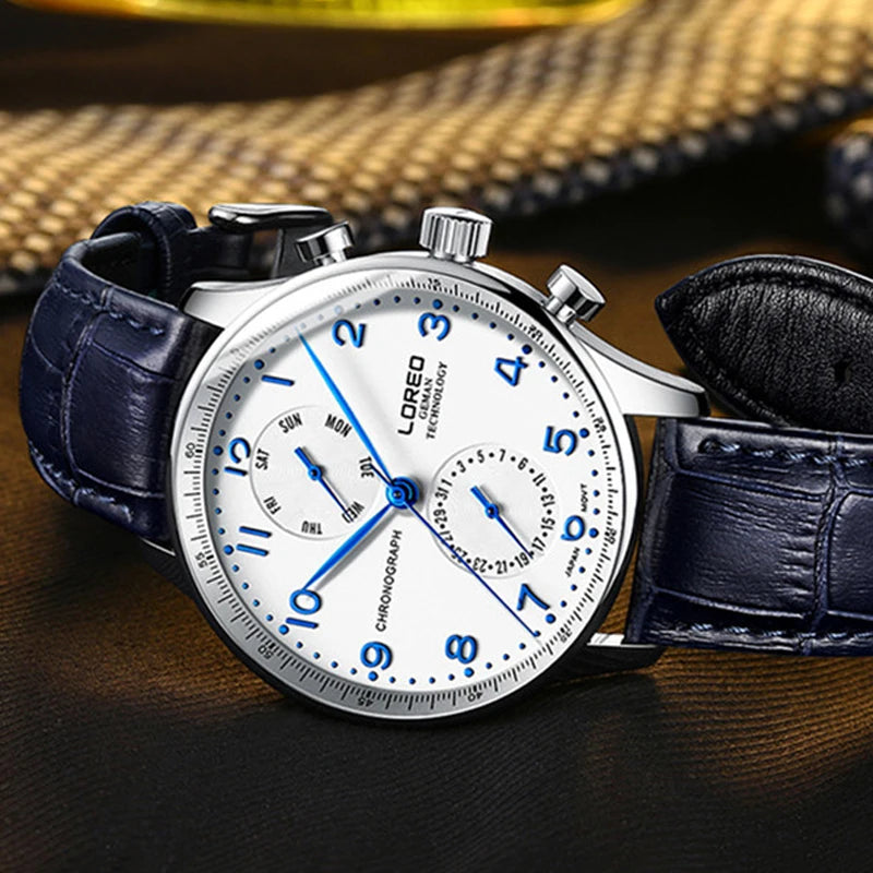 LOREO Top Brand Luxury Watch Men