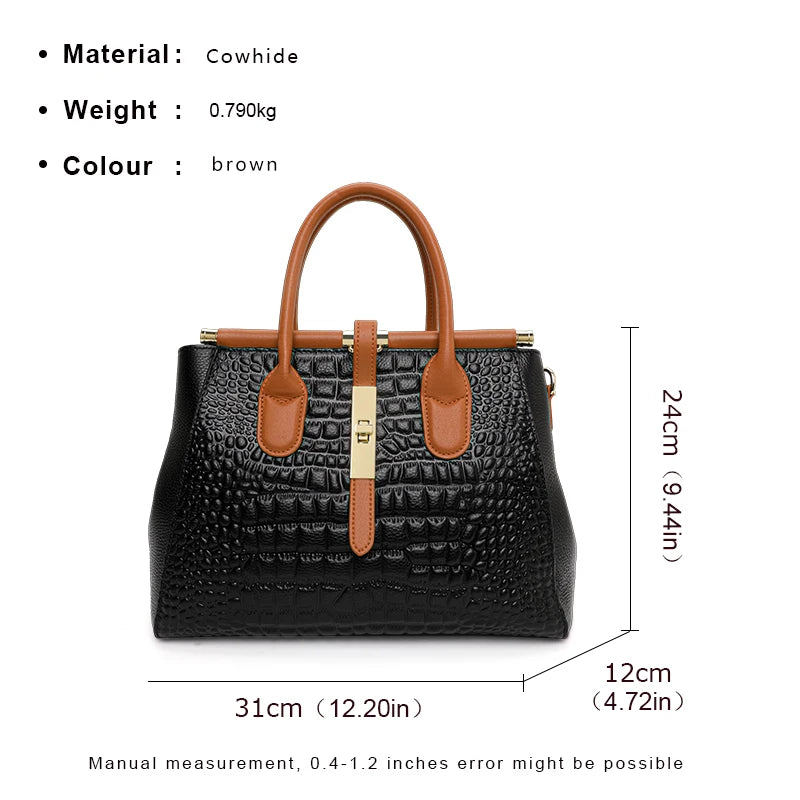 Aidrani New women's leather bag, large capacity
