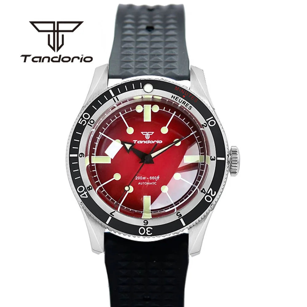 Automatic Watch for Men  Double Domed Sapphire Crystal