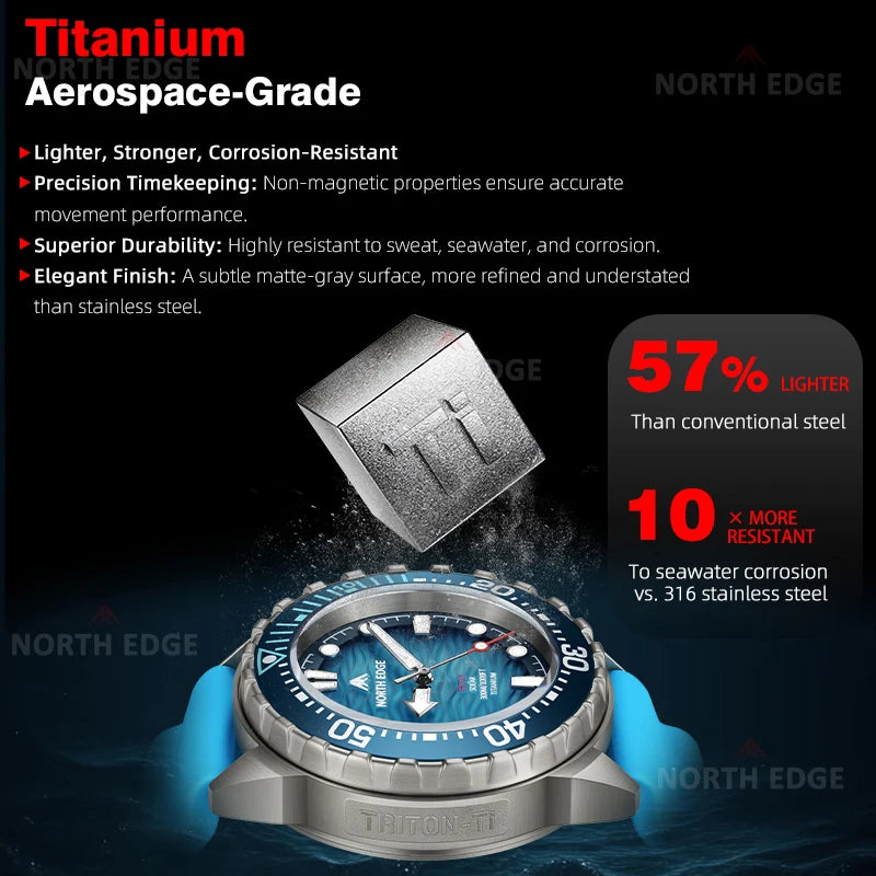 NORTH EDGE TRITON-TI Titanium Stainless Solar