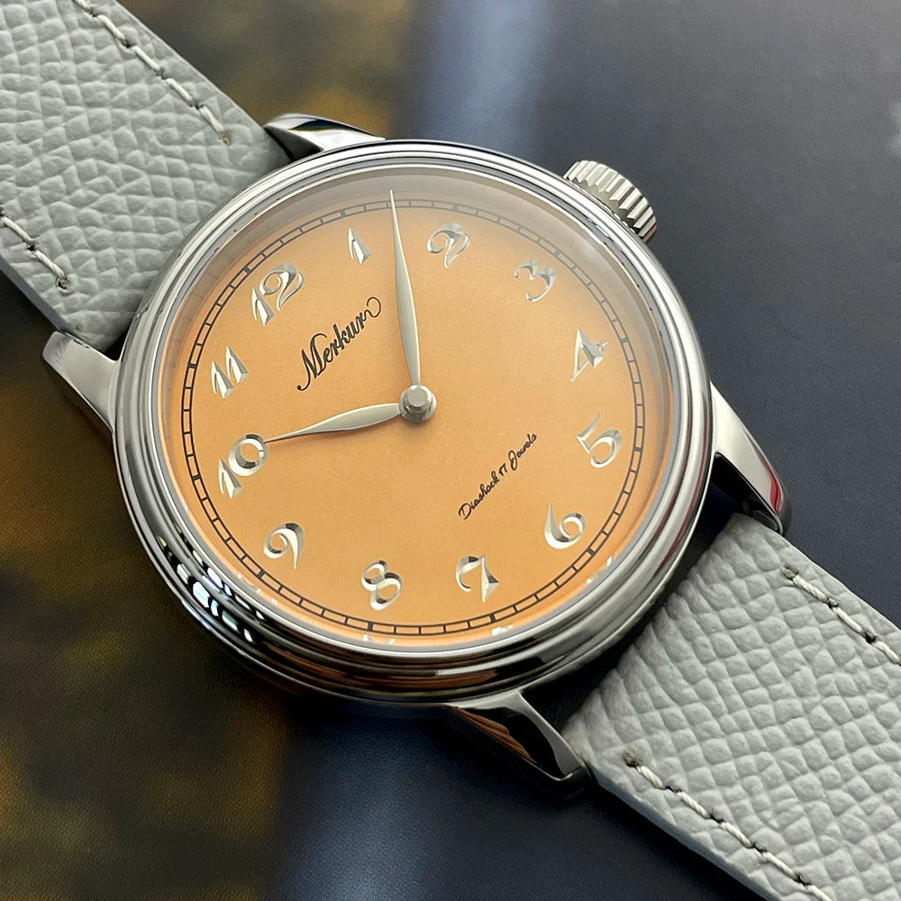 NEW Merkur Intaglio Watch Skin Diver Watch Vintage White