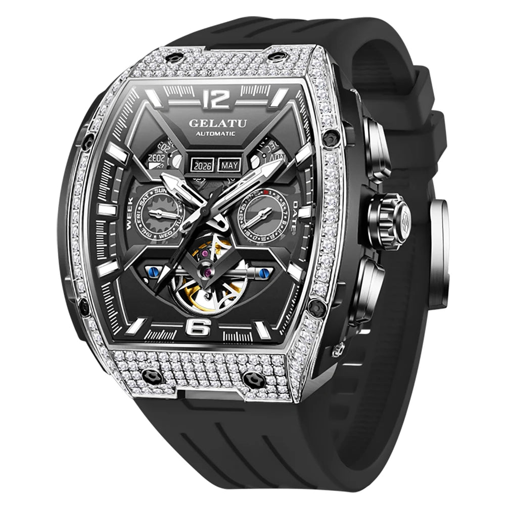 Top Brand Multifunction Men's Watch High Quality