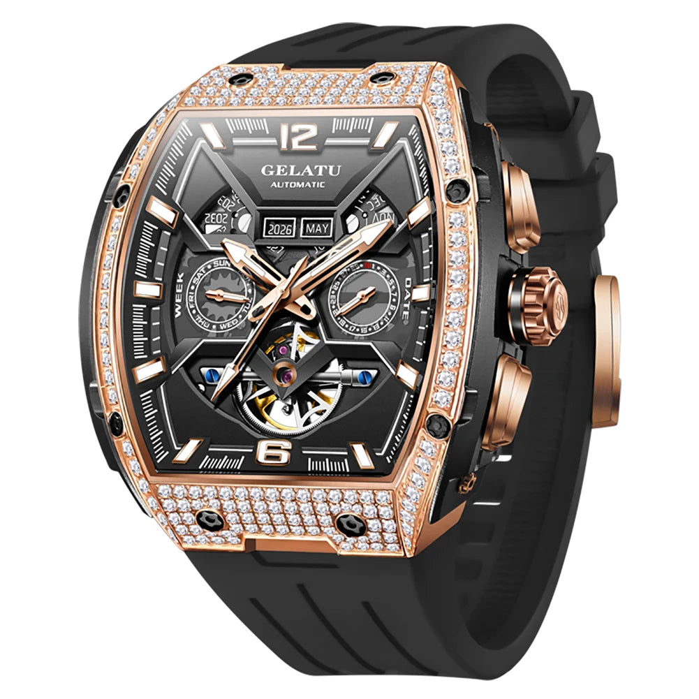 Top Brand Multifunction Men's Watch High Quality