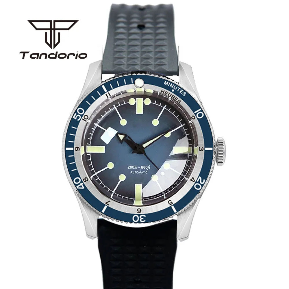 Automatic Watch for Men  Double Domed Sapphire Crystal