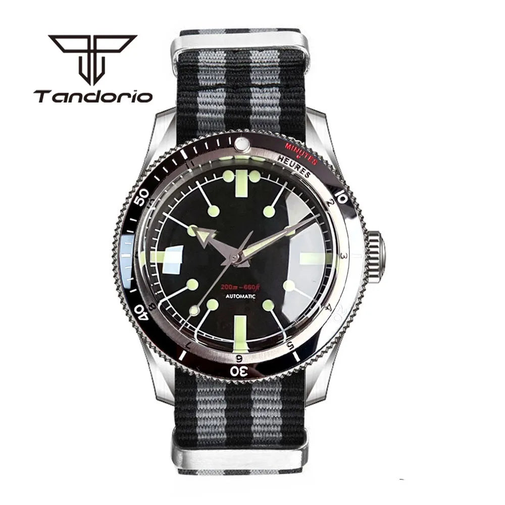 Automatic Watch for Men  Double Domed Sapphire Crystal