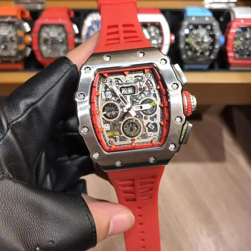 Tourbillon Stainless steel Men's automatic watch