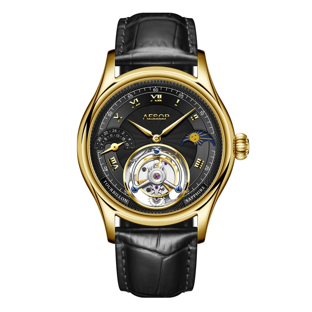 AESOP Men's Real Flying Tourbillon Mechanical