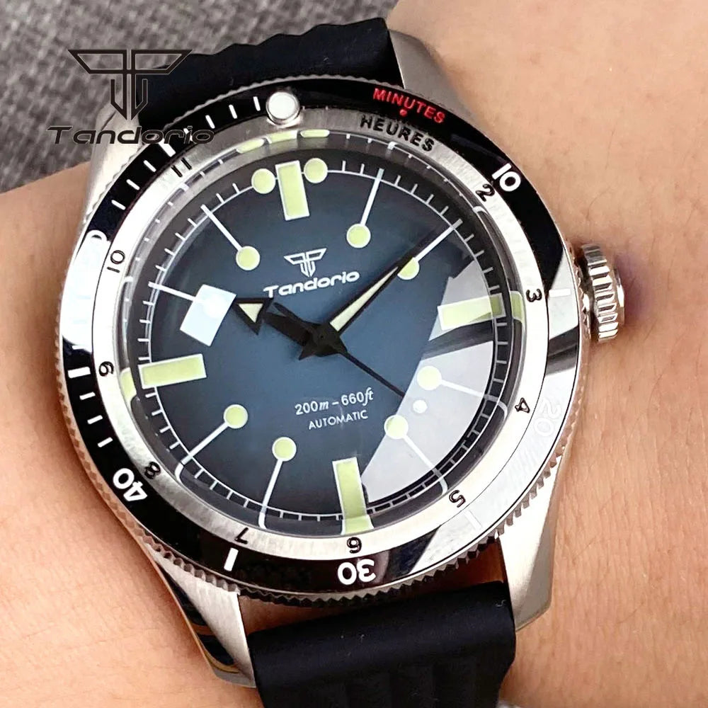 Automatic Watch for Men  Double Domed Sapphire Crystal