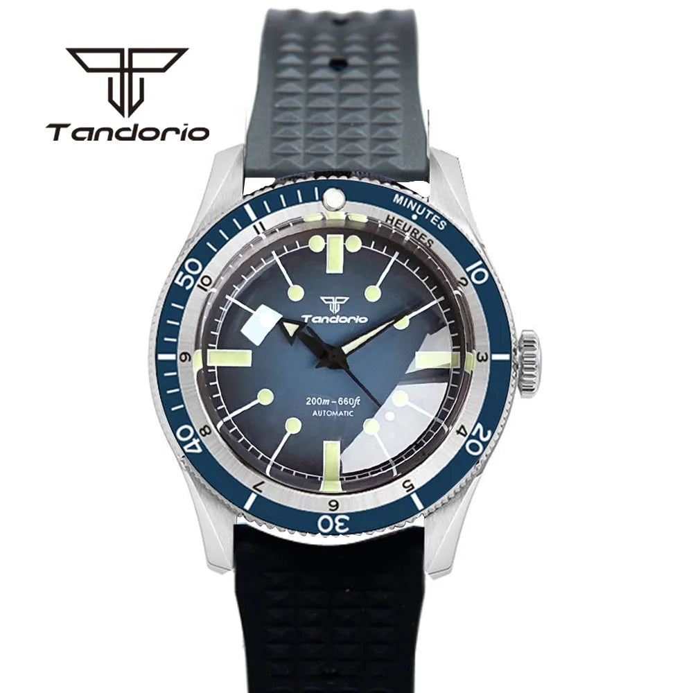 Automatic Watch for Men  Double Domed Sapphire Crystal