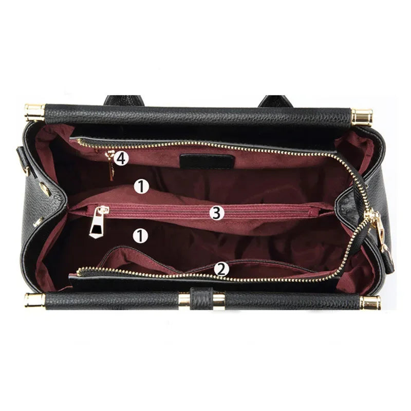 New Fashion Alligator Women Handbags Genuine Leather
