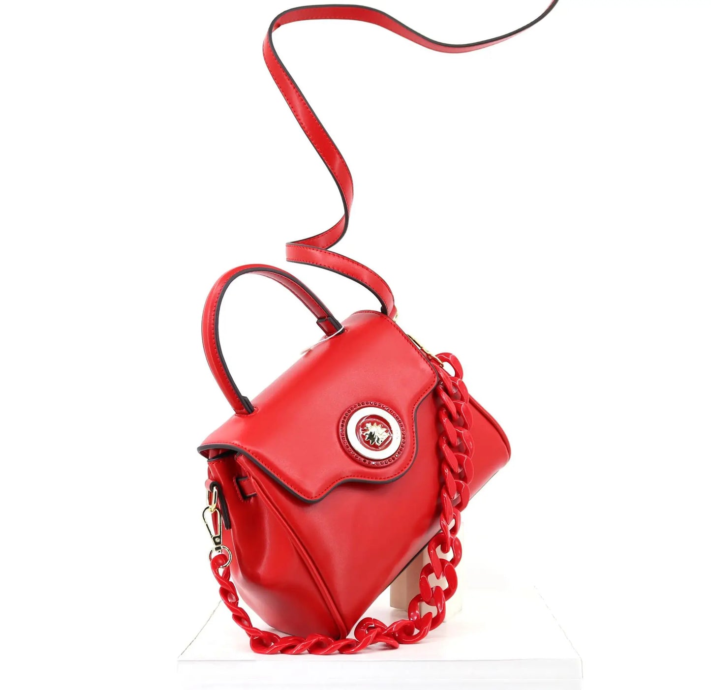 Minimalist Chic Leather Diaper Bag Women's Large Capacity