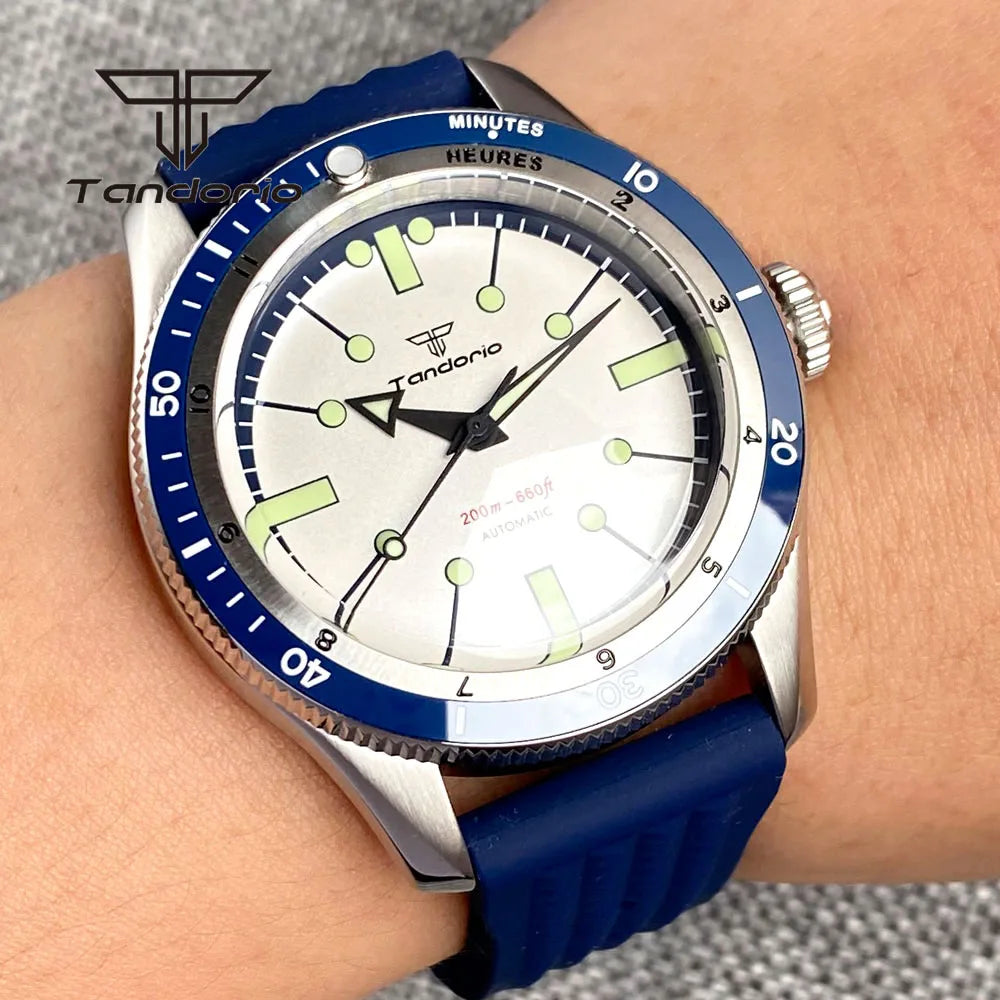 Automatic Watch for Men  Double Domed Sapphire Crystal